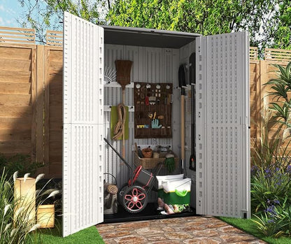 Outdoor Storage Shed, KINYING Outdoor Storage Cabinet Waterproof - Image 2