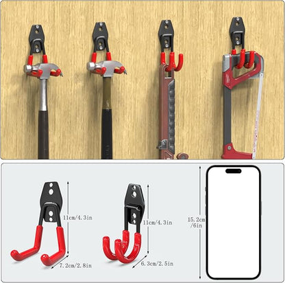 3-H Garage Wall Hooks 10 Pack, Garage Hooks Heavy Duty - Image 2