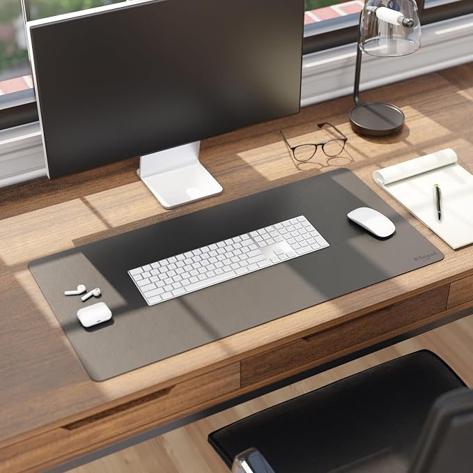 Smead Desk Pad, Vegan Leather Desk Mat - Image 7
