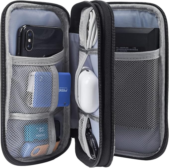 CAOODKDK Electronics Accessories Organizer Pouch Bag, Travel Universal Organizer - Image 4