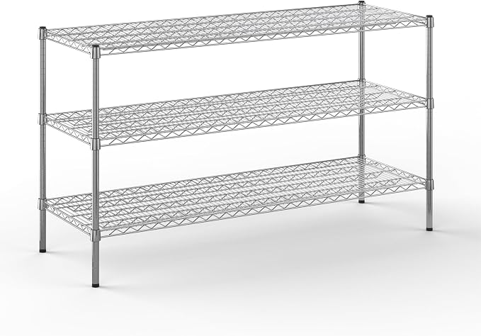 21" Deep x 60" Wide x 34" Height Wire Shelving Kit | 3-Tier | NSF Commercial by Regal+Altair