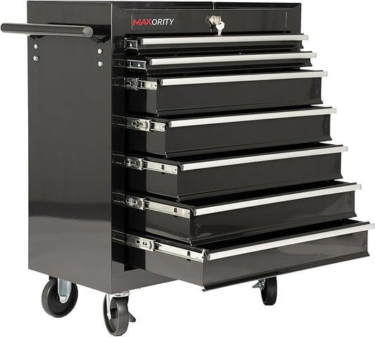 7-Drawer Heavy-Duty Rolling Tool Chest Cabinet by Maxority