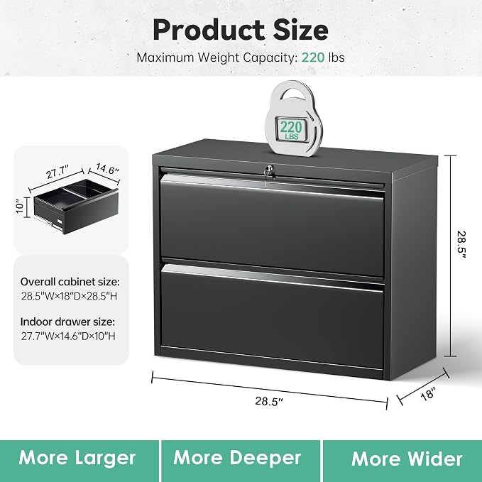 Bonusall Lateral File Cabinet - Image 3