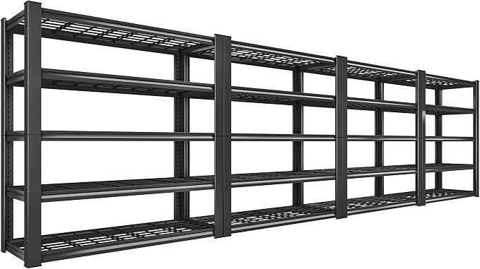REIBII 3010LBS Storage Shelves 72" H Garage Shelving Heavy Duty Metal Shelving by REIBII