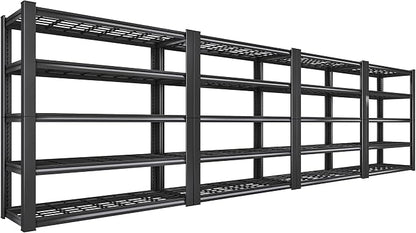 REIBII 3010LBS Storage Shelves 72" H Garage Shelving Heavy Duty Metal Shelving by REIBII