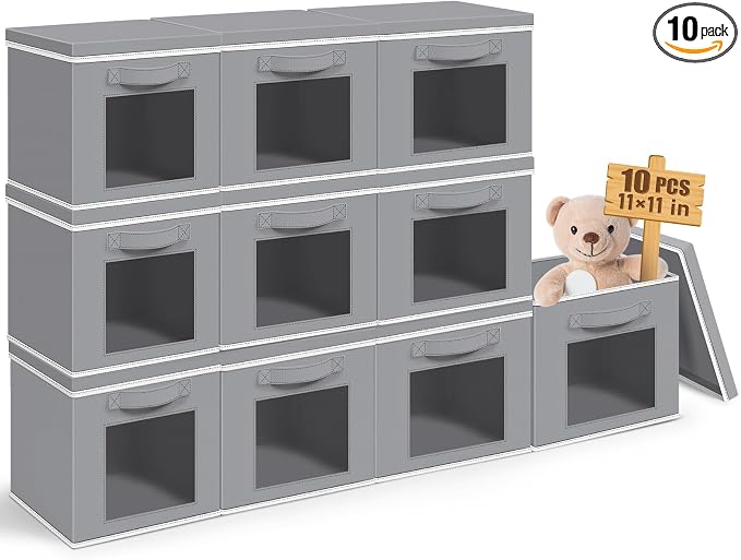 Threehoney 10 Pcs Fabric Storage Cubes by Threehoney