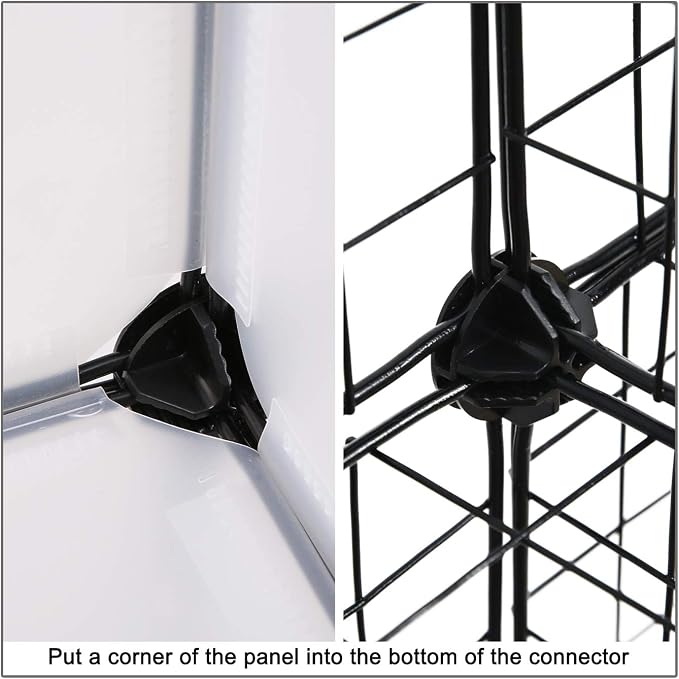 C&AHOME 24 pcs Wire Cube Plastic Connectors - Image 4