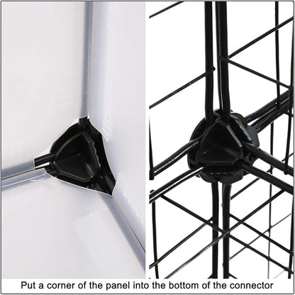 C&AHOME 24 pcs Wire Cube Plastic Connectors - Image 4