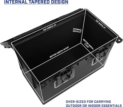 Sheffield XL Ammo Box Made in USA, Stackable Lockable Ammo Storage Box | 4 Pack - Image 5