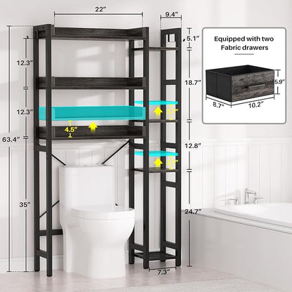 Over The Toilet Storage with 2 Drawers - Image 3