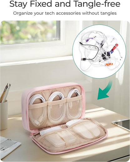 BAGSMART Electronics Organizer Travel Case, Cord Storage - Image 3