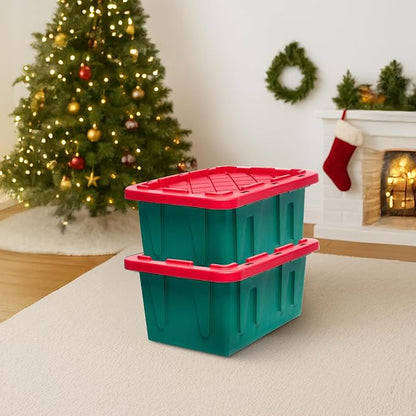HOMZ 2-Pack Durabilt, Heavy Duty Plastic Storage Bins - Image 9