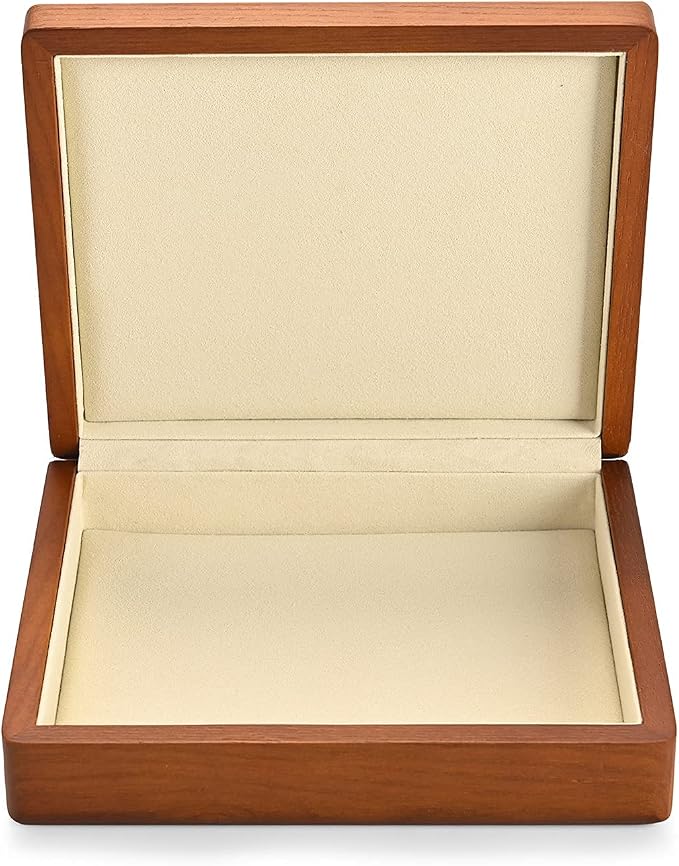 Oirlv Solid Wood Ring Jewelry Box Organizer Earrings Jewelry Drawer Organizer - Image 3