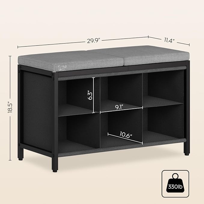 YATINEY Shoe Storage Bench - Image 3