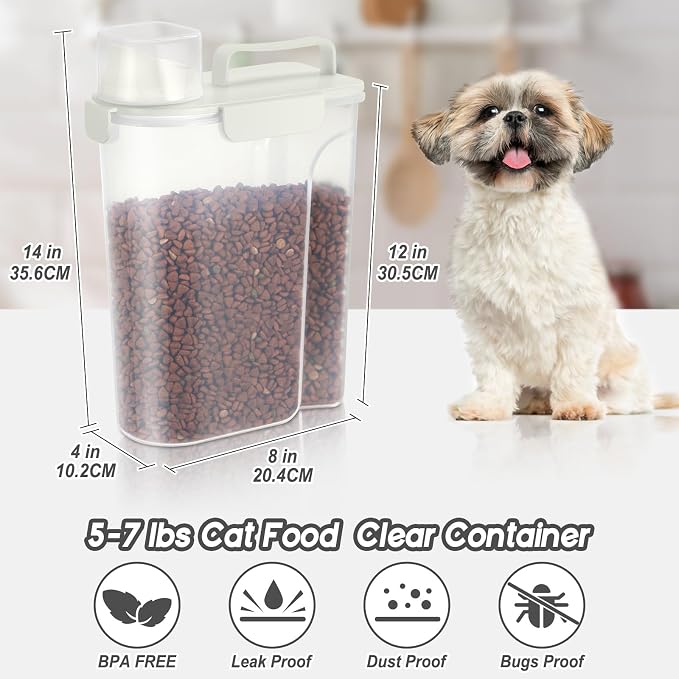 5Lbs Dog Cat Storage Container Portable - Image 2