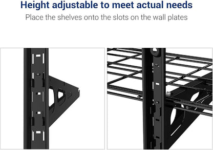 FLEXIMOUNTS 3 Tier 1x3ft Garage Storage Wall Shelving, 12x36inch per Shelf - Image 6