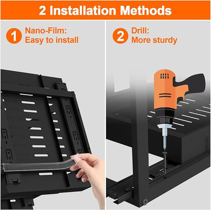 Golener 2-Tier Expandable Pull Out Cabinet Organizer - Image 8