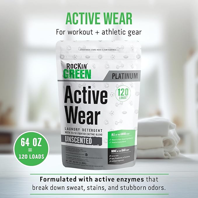Rockin' Green Laundry Detergent, Plant based, All Natural Laundry Detergent - Image 2