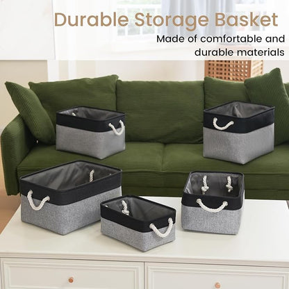 11.8x7.9x5.2 Inch Fabric Small Storage Bins - Image 7