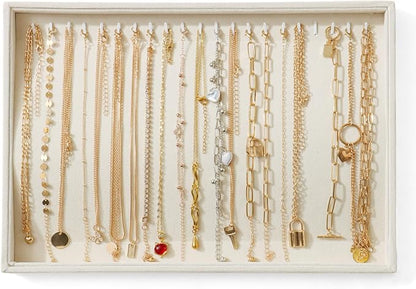 Large Jewelry Organizer for Drawer Insert Velvet Stackable Jewelry Trays for by Unknown
