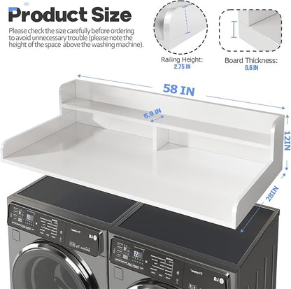 2-Tier Washer and Dryer Countertop - Image 2
