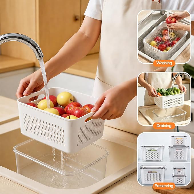 Fruit Storage Containers for Fridge - Image 3