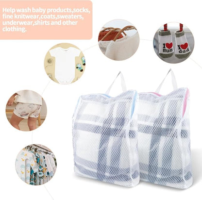 2 PCS Honeycomb Mesh Laundry Bag - Image 4