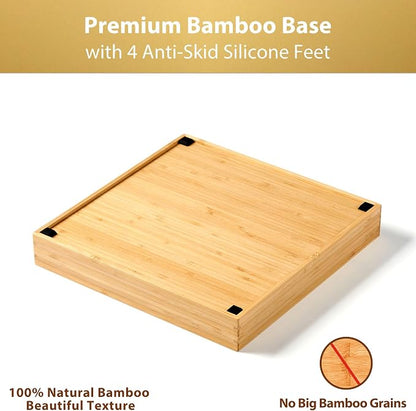 Umilife Bamboo Desk Drawer Organizer, Wood Office Junk Tray - Image 6