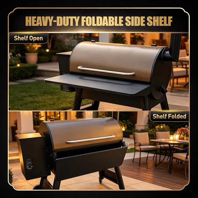 QuliMetal BAC363 Grill Folding Shelf - Image 3