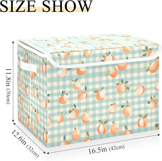 Storage Bins with Lids Storage Containers Storage Box with Handles Storage - Image 3