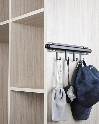BaiNong Valet Rod for Closets Pull Out 12" Black - Image 7