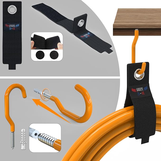 3-H Garage Wall Hooks 31 Pack, Garage Hooks Heavy Duty - Image 7