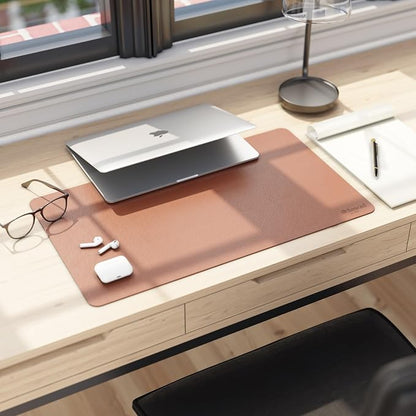 Smead Desk Pad, Vegan Leather Desk Mat - Image 7