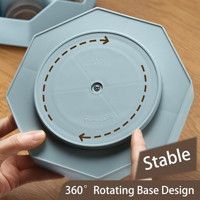 Pencil Pen Holder for Desk, 9 Slots 360 Degree Rotating Desk Organizer - Image 5