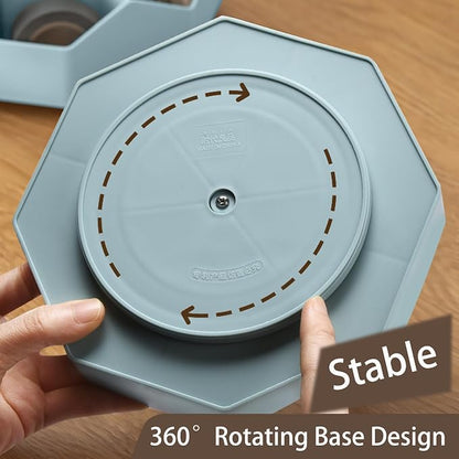 Pencil Pen Holder for Desk, 9 Slots 360 Degree Rotating Desk Organizer - Image 5