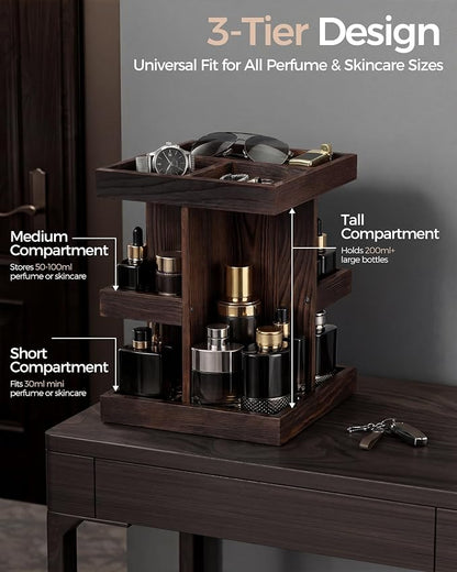 ProCase 3-Tier 360° Rotating Cologne Organizer - Image 3