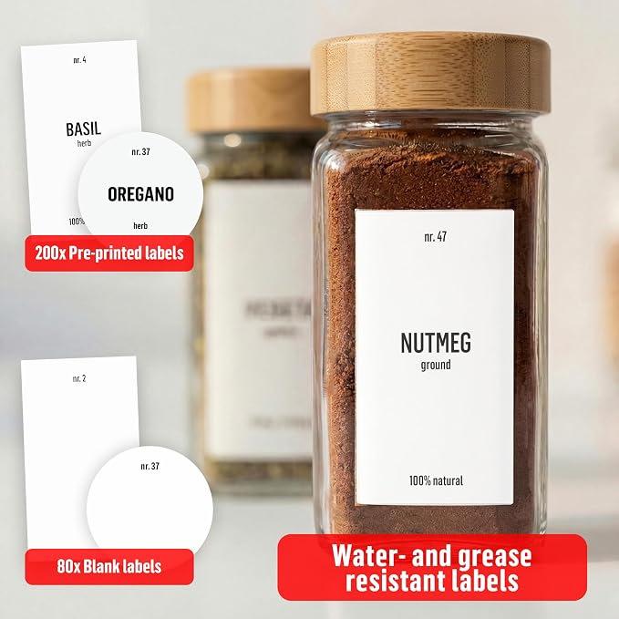 Deco haus Glass Spice Jars - Image 5
