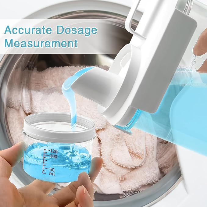 2 Pack Laundry Detergent Dispenser, 98oz Detergent Dispenser, Refluxable - Image 7