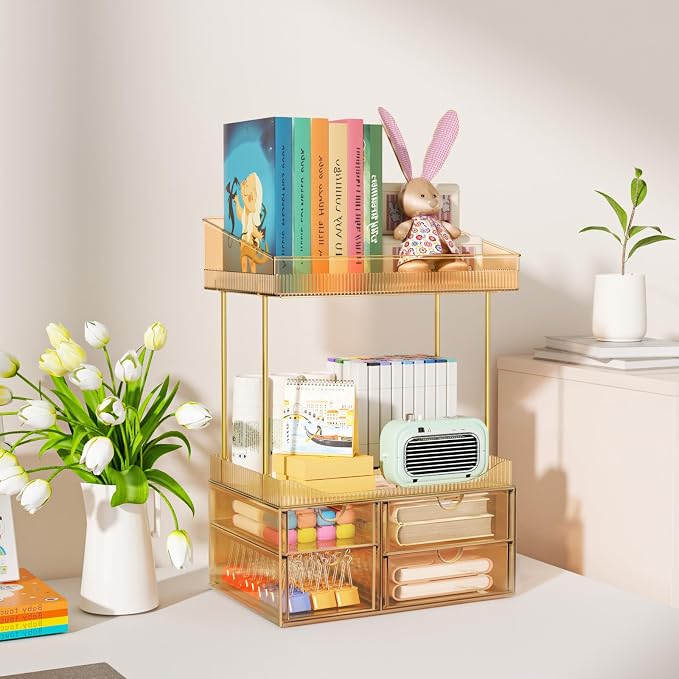 SNSLXH 4 Drawers Makeup Organizer - Image 5