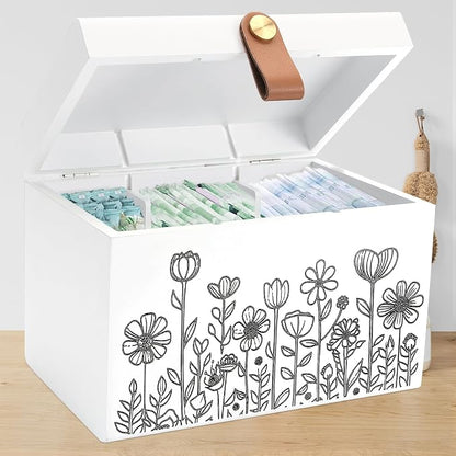 100% Solid Wood Tampon Holder Box by INTARSIO3D