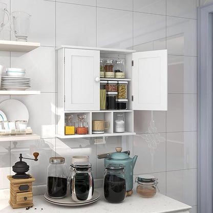 TaoHFE White Bathroom Wall Cabinet - Image 4