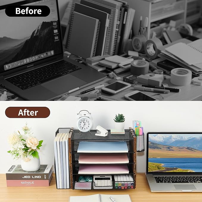 Wood Desk Organizers and Accessories - Image 5