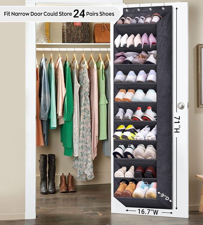 SLEEPING LAMB Over The Door Shoe Organizer - Image 2