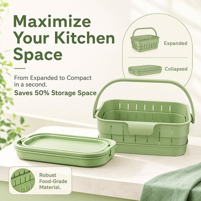 Foldable Hanging Sink Drain Basket, 2026 Upgraded Foldable Kitchen Sink Strainer - Image 4