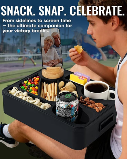 Couch Cup Holder Tray Dual Cup Silicone Snack & Drink Organizer – Waterproof - Image 6