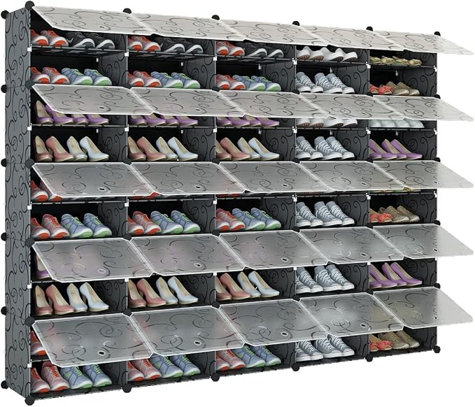 Aeitc 100 Pair Shoe Rack Organizer by Unknown