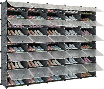 Aeitc 100 Pair Shoe Rack Organizer by Unknown
