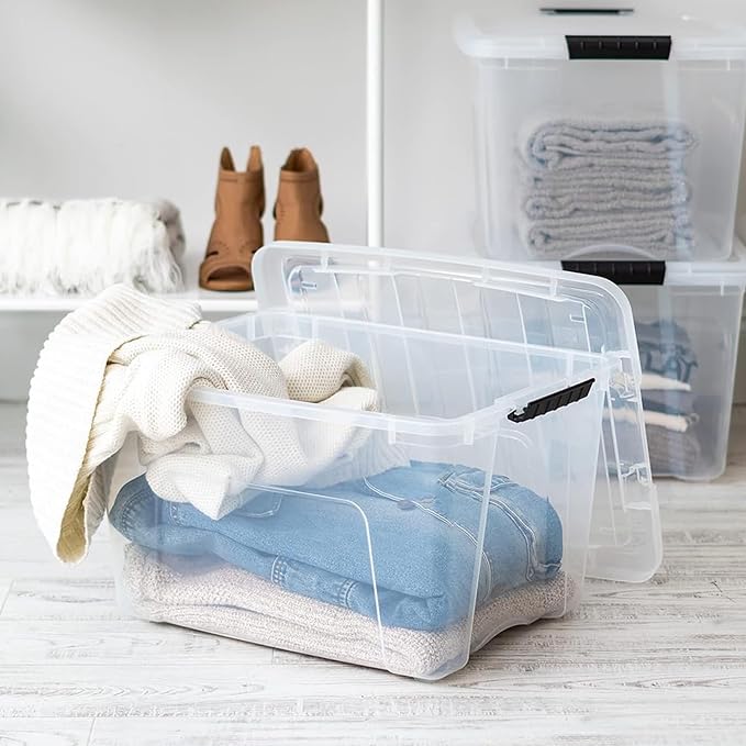 IRIS USA 40 QT Plastic Storage Box - Image 5