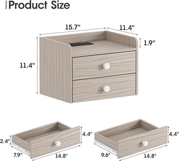 Floating Nightstand Set of 2 - Image 2