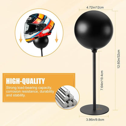 PAHTTO Motorcycle Helmet Stand 2 Packs, Desktop Helmet Display Holder - Image 2